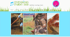 Desktop Screenshot of evensong-farm.com